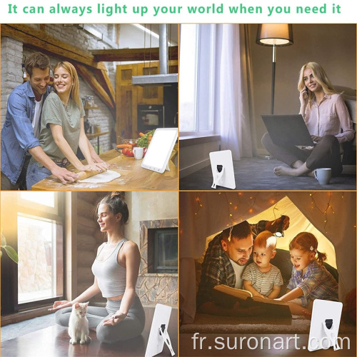 Meilleure lampe de lumière du jour sans Uv Portable Sad Light